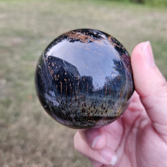 blue tiger sphere 2.5 in - Picture 5 of 5